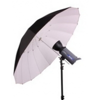 Bresser SM-15 Paraplu 180cm zwart/wit/zilver verwisselbaar
